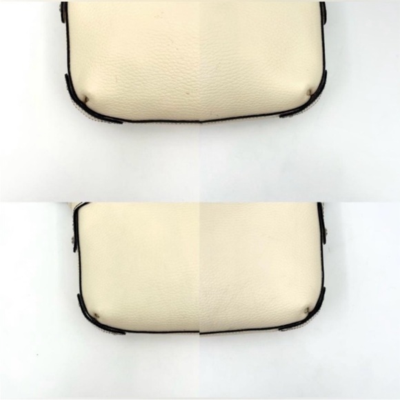 Salvatore Ferragamo Off White Leather Shoulder bag EUC - Picture 9 of 12